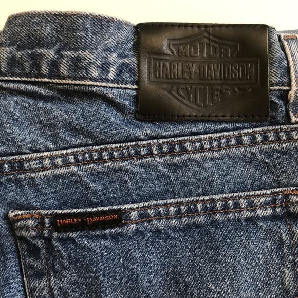 Genuine Harley-Davidson Mens Classic Boot Cut Relaxed Denim Jeans 99020N 36 x 30 - Picture 6 of 16